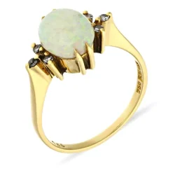 Opal-Ring Gelbgold
