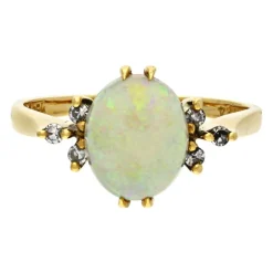 Opal-Ring Gelbgold