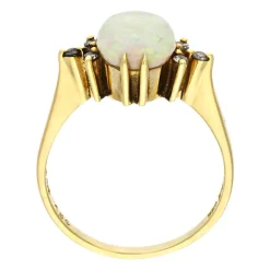 Opal-Ring Gelbgold