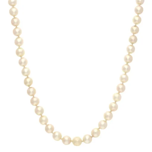 Perl-Kette Weißgold