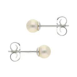 Perl-Ohrstecker Silber