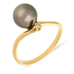 Perl-Ring Gelbgold