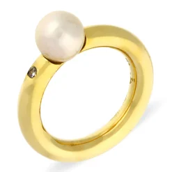 Perl-Ring Gelbgold