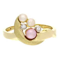 Perl-Ring Gelbgold