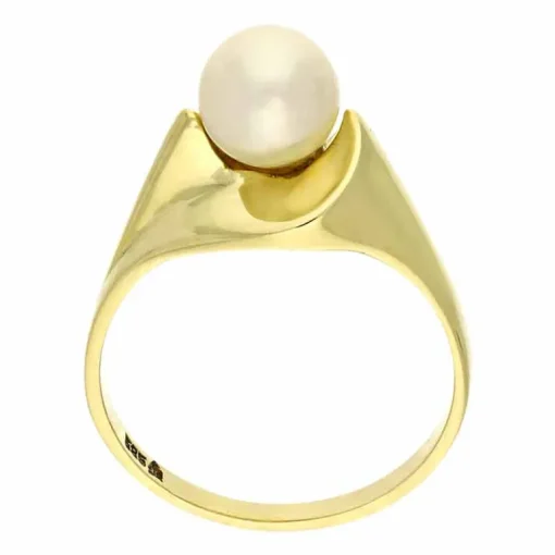 Perl-Ring Gelbgold