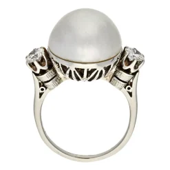 Perl-Ring Weißgold