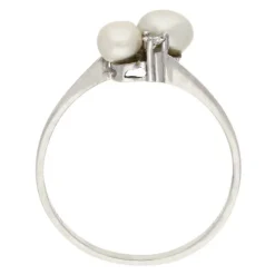 Perl-Ring Weißgold