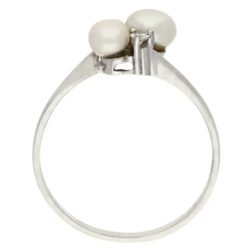 Perl-Ring Weißgold