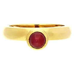Rubin-Ring Gelbgold