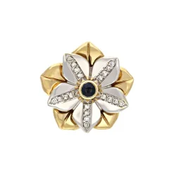 Saphir-Anhänger Bicolor