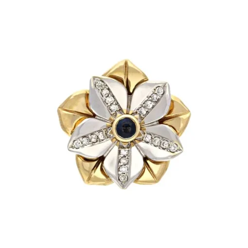 Saphir-Anhänger Bicolor