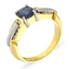 Saphir-Ring Gelbgold