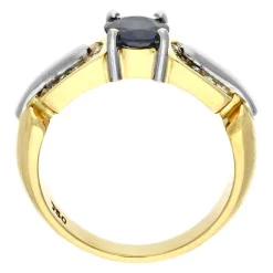 Saphir-Ring Gelbgold