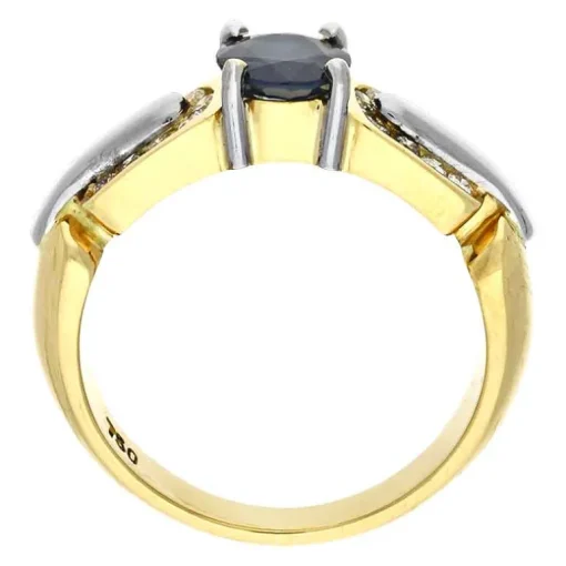 Saphir-Ring Gelbgold