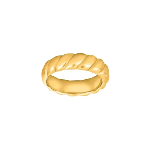 Son of Noa Ring Edelstahl, IP vergoldet Größe 62