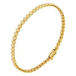 Tennisarmband Gelbgold
