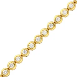 Tennisarmband Gelbgold