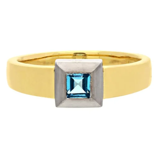 Topas-Ring Bicolor