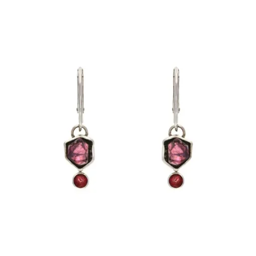 Turmalin-Ohrschmuck Silber