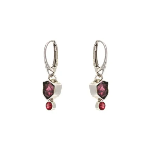 Turmalin-Ohrschmuck Silber