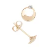 Zirkonia-Ohrschmuck Gelbgold