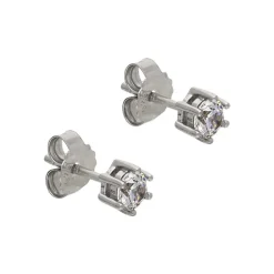 Zirkonia-Ohrstecker Silber